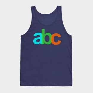 Alphabets A, B, and C Tank Top